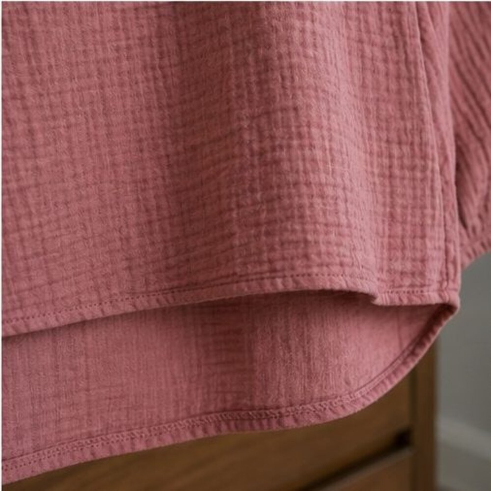 Rust Pleated Blouse - Picture 6 of 6